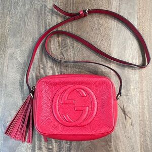 Red Gucci Disco Bag